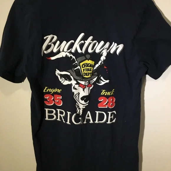 Chicago Fire Dept Bucktown Brigade Graphic Tee - Picture 2 of 4